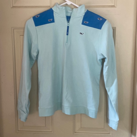 Vineyard Vines Girl’s 1/4 zip Pullover Size Lg (14)-EUC - Picture 1 of 5